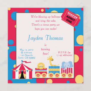 Invitation circuscopy, nous faisons exploser des ballons...