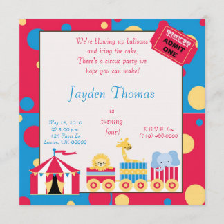 Invitation circuscopy, nous faisons exploser des ballons...