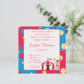 Invitation circusparty, nous faisons exploser des ballons... (Debout devant)