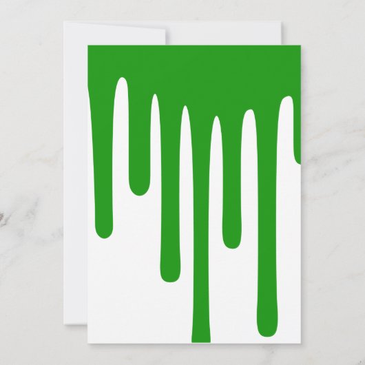 Invitation Cire À Déchets Vertes Cinquante Et Fabuleux Annive (Dos)