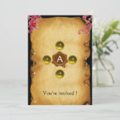 Invitation CIRE SEAL topaz (Debout devant)