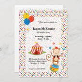 Invitation Cirque (Devant / Derrière)