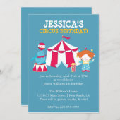 Invitation Cirque (Devant / Derrière)