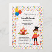 Invitation Cirque (Devant / Derrière)