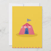 Invitation Cirque Animaux Danse Ours Anniversaires de enfants (Dos)