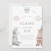 Invitation Cirque du Carnaval pour enfants | Fête d'anniversa (Devant)