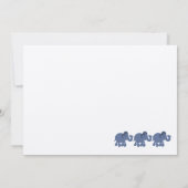 Invitation Cirque du temps de fête/ Baby shower (Dos)