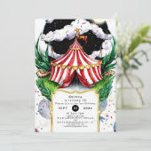 Invitation Cirque Whimsical Festic Anniversaire (Debout devant)