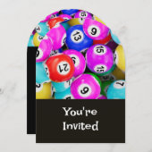 Invitation Citation amusante Bingo Thème Anniversaire N'impor (Devant / Derrière)
