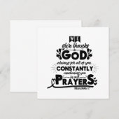 Invitation Citation biblique (Devant / Derrière)