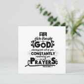 Invitation Citation biblique (Debout devant)