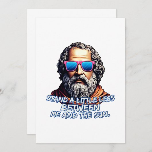 Invitation Citation cool (Devant / Derrière)