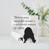 Invitation citation de café (Debout devant)