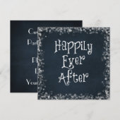 Invitation Citation de Happily Ever After (Devant / Derrière)