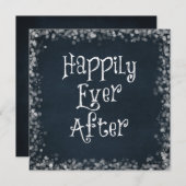 Invitation Citation de pour toujours heureux (Devant / Derrière)