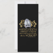 Invitation Citation de Roméo et Juliette (Version Or) (Dos)