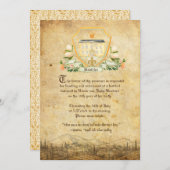 Invitation Citation de Shakespeare | Beaucoup d'Ado sur rien (Devant / Derrière)