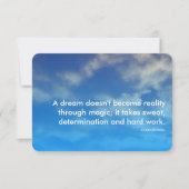 Invitation citation de succès de powell (Devant)