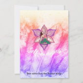 Invitation Citation de vacances de guérison (Devant)