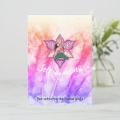 Invitation Citation de vacances de guérison (Debout devant)