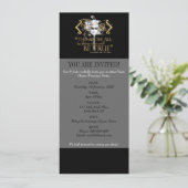 Invitation Citation du hameau "self be true" (version Gold) (Debout devant)