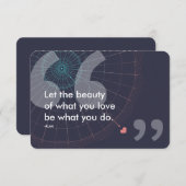 Invitation citation du succès de rumi (Devant / Derrière)