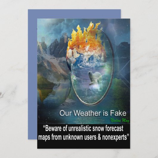 Invitation Citations concernant notre temps (Devant / Derrière)