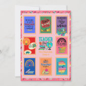 Invitation Citations De Cadeaux Enseignants Drôle Appréciatio (Devant)