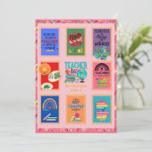 Invitation Citations De Cadeaux Enseignants Drôle Appréciatio (Debout devant)