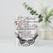 Invitation Citations drôles pour mon mari | Cadeau pour mari  (Debout devant)