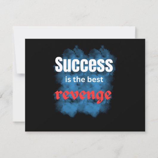 Invitation citations positives \ le succès est la revanche (Devant)