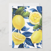 Invitation Citron | Agrumes | Baby shower botanique (Dos)