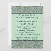 Invitation Citron arc-en-ciel (Dos)