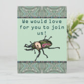 Invitation Citron arc-en-ciel (Debout devant)