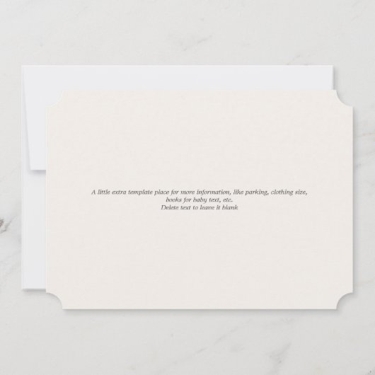 Invitation Citron Citrus Mama Baby shower vert Squeeze (Dos)