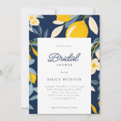 Invitation Citron Citrus Positano Fête des mariées (Devant)