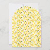 Invitation Citron design, Lemonade et beaucoup d'Anniversaire (Dos)