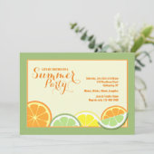 Invitation Citron d'Été (Debout devant)