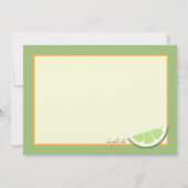 Invitation Citron d'Été (Dos)