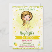 Invitation citron Fête citron (Devant)