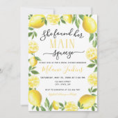 Invitation Citron Fête des mariées principale Squeeze Budget  (Devant)