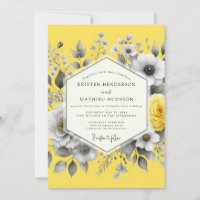 Citron Graphite Flora Mariage