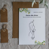 Invitation Citron Guess mariée robe nuptiale jeu de douche Ca