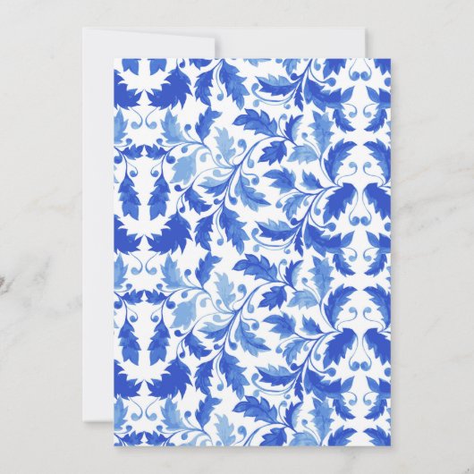 Invitation Citron italien Amalfi Baby shower en carrelage ble (Dos)