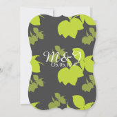 Invitation Citron jaune Mariage citron (Dos)