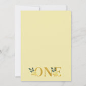 Invitation Citron Notre Squeeze Principal Premier Anniversair (Dos)