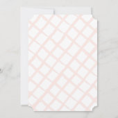 Invitation Citron peint à la main fille rose 1er anniversaire (Dos)