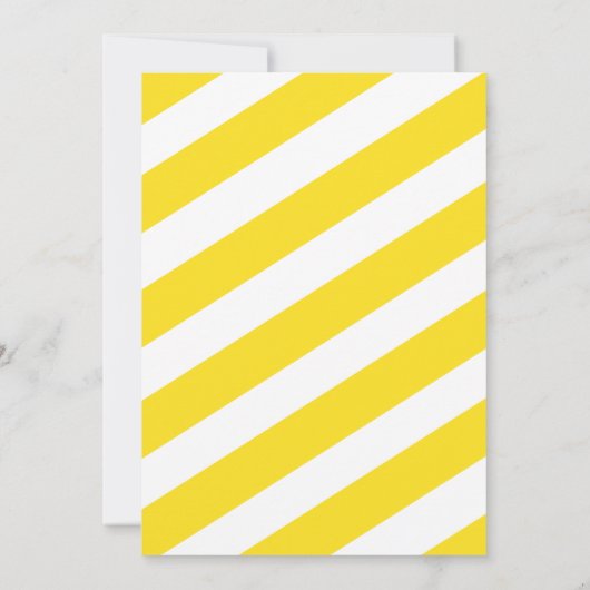 Invitation Citron thème été nuptiale douche (Dos)