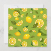 Invitation Citron Variété 8 (Dos)