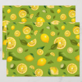 Invitation Citron Variété 8 (Devant / Derrière)